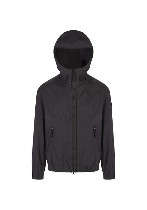 Giacca Con Cappuccio Blu In SUPIMA® COTTON CANVAS NON-AQUEOUS DYEING TECHNOLOGY STONE ISLAND | K1S154100079-S0011V0020